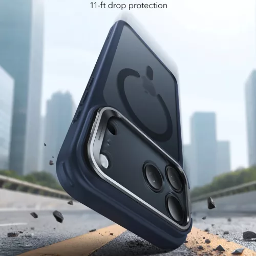 iPhone 17 Pro Frosted Blue ESR Classic Hybrid HaloLock Kickstand tok-4894240288375 3 kép