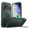 iPhone 17 Pro Max ESR Classic Hybrid HaloLock Kickstand - Mattzöld tok