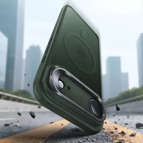 iPhone 17 Air ESR - Classic Hybrid HaloLock Kickstand - Matt Zöld tok-4894240289570 2 kép