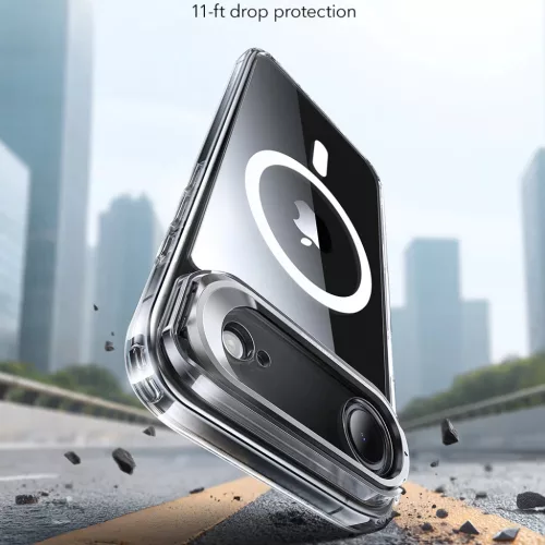  iPhone 17 Air Átlátszó ESR Klasszikus Hibrid HaloLock Kitámasztó-4894240283097 2 kép
