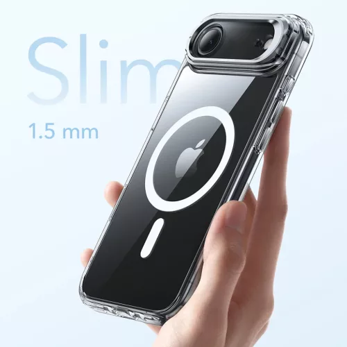  iPhone 17 Air Átlátszó ESR Klasszikus Hibrid HaloLock Kitámasztó-4894240283097 6 kép