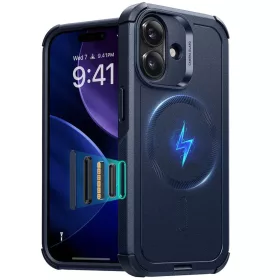 iPhone 17 Kék ESR Cyber Halolock tok-4894240290057 1 kép