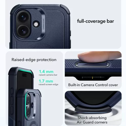 iPhone 17 Kék ESR Cyber Halolock tok-4894240290057 2 kép
