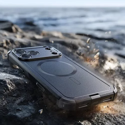 iPhone 17 Pro Max Fekete ESR Cyber Halolock tok-4894240290132 4 kép