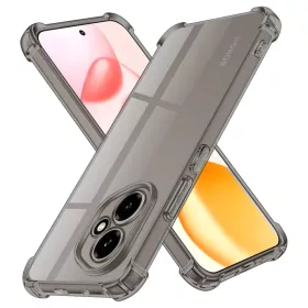 Techsuit - Ütésálló Átlátszó Szilikon - Honor 400 - Füstfekete-5949419301641 1 kép