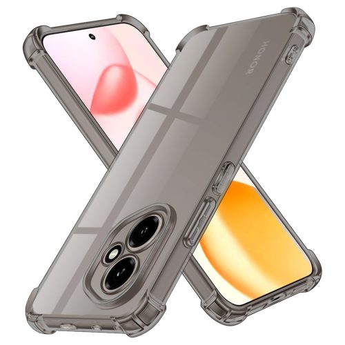  Techsuit - Ütésálló Átlátszó Szilikon - Motorola Edge 60 / Edge 60 Fusion - Füstfekete tok