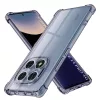 Xiaomi Redmi Note 14 Pro 4G Smoke Black Techsuit - Shockproof Clear Silicone tok