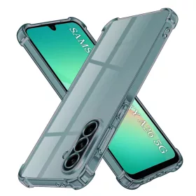    Techsuit - Ütésálló Átlátszó Szilikon - Samsung Galaxy A26 5G - Füst Fekete tok