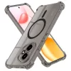  iPhone 17 Air Füstfekete - Techsuit ütésálló átlátszó szilikon tok MagSafe funkcióval