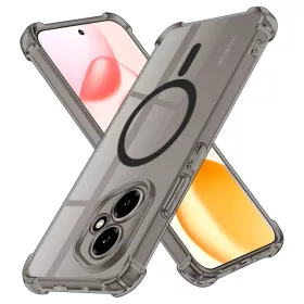    iPhone 17 Air Füstfekete - Techsuit ütésálló átlátszó szilikon tok MagSafe funkcióval