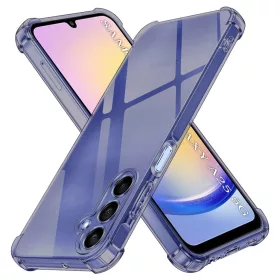    Techsuit - Ütésálló Átlátszó Szilikon - Samsung Galaxy A25 5G - Füstfekete tok