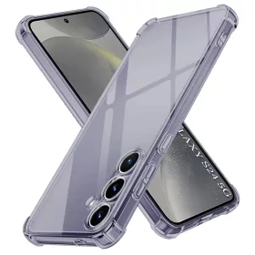   Samsung Galaxy S24 Smoke Black Techsuit - Shockproof Clear Silicone tok