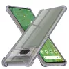  Google Pixel 7 - Ütésálló Átlátszó Szilikon Tok - Füstfekete tok