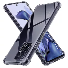 Xiaomi 11T / 11T Pro Smoke Black Techsuit Shockproof Clear Silicone to-5949419298552 1 kép