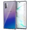 Samsung Galaxy Note 10 Plus 4G / Note 10 Plus 5G - Techsuit - Ütésálló Átlátszó Szilikon Tok - Füstfekete tok