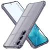  Techsuit - Ütésálló Átlátszó Szilikon - Samsung Galaxy S22 5G - Füstfekete tok