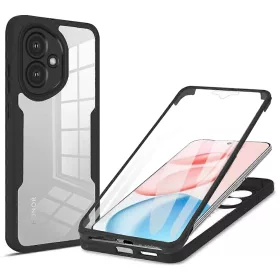    Honor 400 Fekete Techsuit ColorVerse 360 sorozat + képernyővédő tok