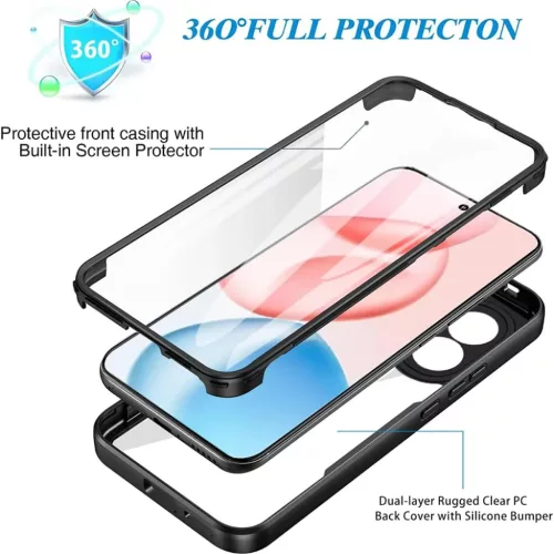  Honor 400 Pro Fekete Techsuit ColorVerse 360 sorozat + Képernyővéd-5949419302532 5 kép