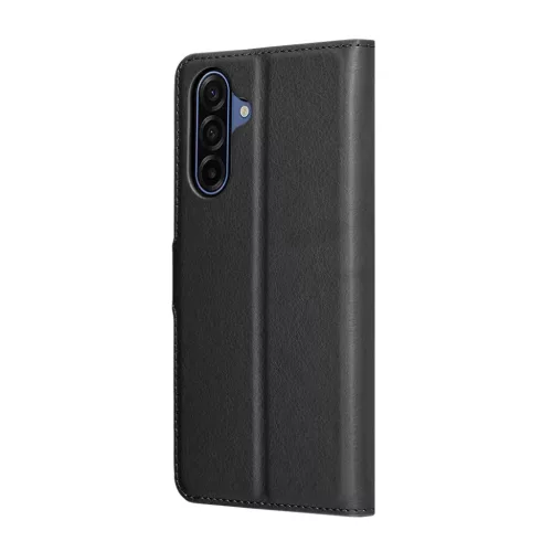 Samsung Galaxy A17 5G - Bőr tok - Fekete - Techsuit-5949419302068 5 kép