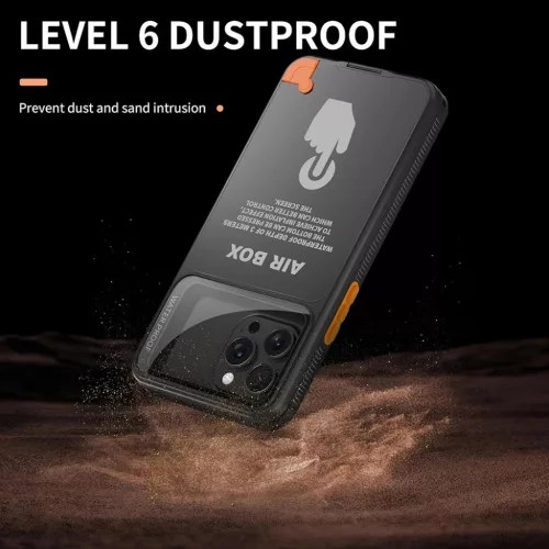  iPhone 12/12 Pro/13/13 Pro/14/14 Pro/15/15 Pro/16 Fekete ShellBox - A-5949419302693 4 kép