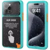  iPhone 12/12 Pro/13/13 Pro/14/14 Pro/15/15 Pro/16 Kék ShellBox AirBox Vízálló IP68 Tok (6,1 hüvelyk)