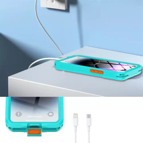  iPhone 12/12 Pro/13/13 Pro/14/14 Pro/15/15 Pro/16 Kék ShellBox AirBo-5949419302686 5 kép