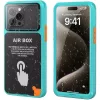  iPhone 12 Pro Max/13 Pro Max/14 Pro Max/15 Pro Max/16 Pro Max/15+/16+ Kék ShellBox - AirBox Vízálló IP68 (6,7 hüvelyk) tok