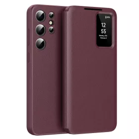  Techsuit - SmartView sorozat - Samsung Galaxy S23 Ultra - Piros tok-5949419303508 1 kép