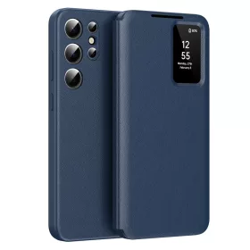  Techsuit - SmartView sorozat - Samsung Galaxy S23 Ultra - Kék tok-5949419303492 1 kép