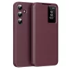  Samsung Galaxy S23 FE piros Techsuit SmartView sorozatú tok