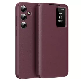   Samsung Galaxy S23 FE piros Techsuit SmartView sorozatú tok