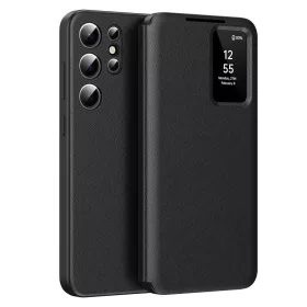    Samsung Galaxy S24 Ultra Fekete Techsuit SmartView Sorozat tok