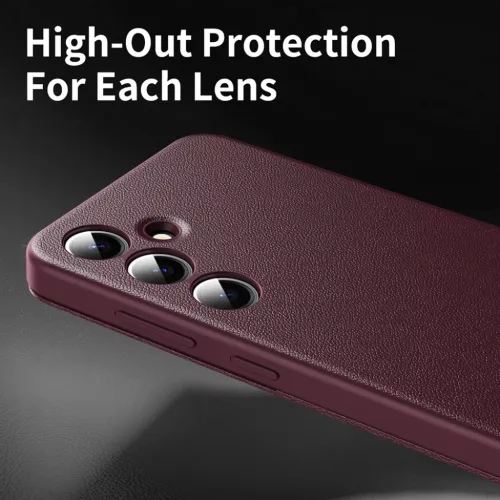  Techsuit - SmartView sorozat - Samsung Galaxy A55 5G - Piros tok-5949419303140 5 kép