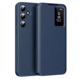  Samsung Galaxy A55 5G kék Techsuit SmartView szériás tok