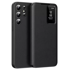    Samsung Galaxy S25 Ultra Fekete Techsuit SmartView Sorozat tok