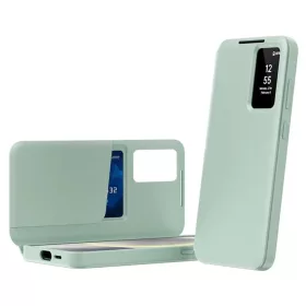  Samsung Galaxy S25 Ultra Zöld Techsuit SmartView Sorozat tok-5949419302853 2 kép