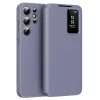  Samsung Galaxy S25 Ultra Techsuit SmartView Sorozat Lila tok