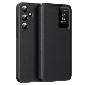    Samsung Galaxy A56 5G Fekete Techsuit - SmartView Sorozat - tok