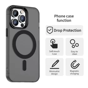 iPhone 13 Pro - Techsuit - CandyCase MagSafe - Fekete. tok-5949419314115 2 kép