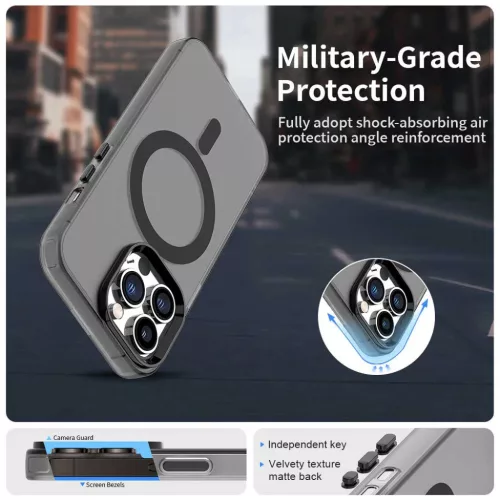 iPhone 13 Pro - Techsuit - CandyCase MagSafe - Fekete. tok-5949419314115 6 kép