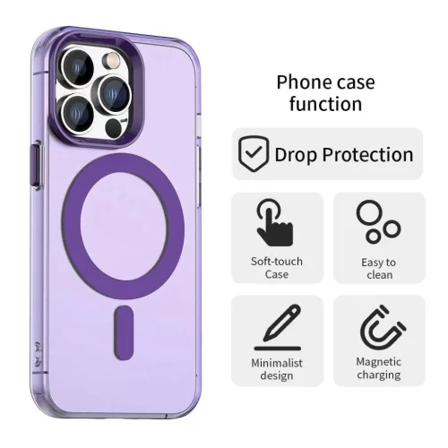  iPhone 13 Pro Max Lila Techsuit CandyCase MagSafe tok-5949419314023 2 kép