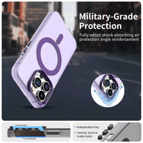  iPhone 13 Pro Max Lila Techsuit CandyCase MagSafe tok-5949419314023 6 kép