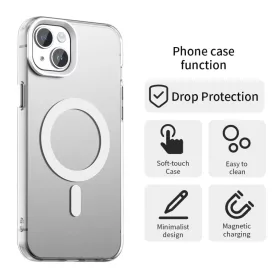  iPhone 14 Fehér Techsuit CandyCase MagSafe tok-5949419314009 2 kép
