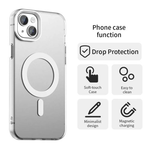 Techsuit - CandyCase MagSafe - iPhone 15 - Fehér tok-5949419313804 4 kép