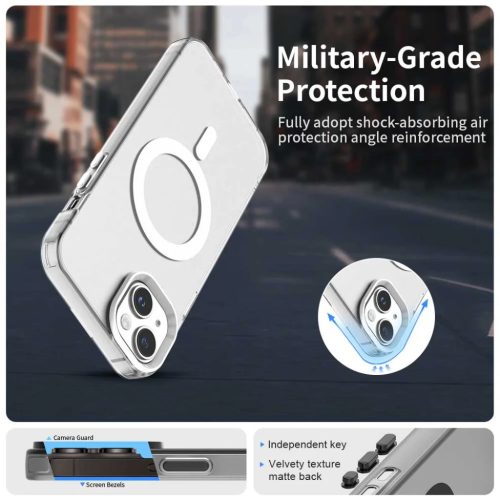 Techsuit - CandyCase MagSafe - iPhone 15 - Fehér tok-5949419313804 8 kép
