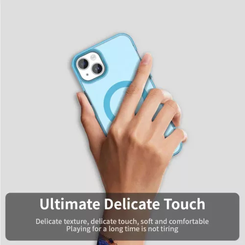 Techsuit - CandyCase MagSafe - iPhone 15 - Kék tok-5949419313781 8 kép