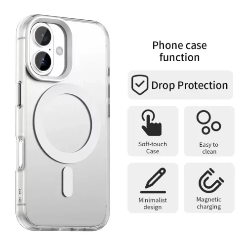  iPhone 17 Fehér Techsuit CandyCase MagSafe tok-5949419313408 2 kép