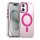 Techsuit - CandyCase MagSafe - iPhone 17 - Rózsaszín tok