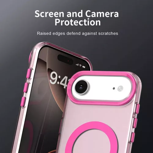  iPhone 17 Air Rózsaszín Techsuit CandyCase MagSafe tok-5949419313248 2 kép