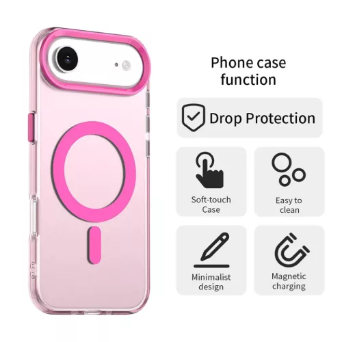  iPhone 17 Air Rózsaszín Techsuit CandyCase MagSafe tok-5949419313248 4 kép